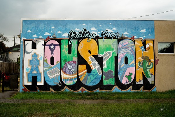 “Greetings From Houston” Downtown3 by Nancy Calvert